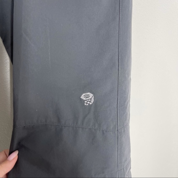 Mountain Hardwear Tech Nylon Pants Gray Boot Cut - Picture 3 of 11